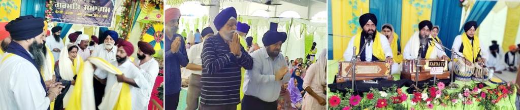 Karnal was immersed in the melodies of Gurbani devotees partook of the Atoot Langar Lar Prasad